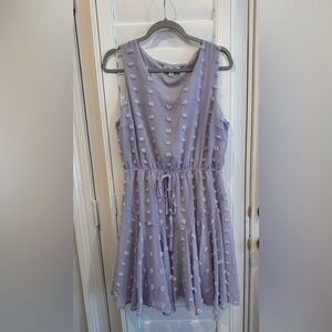Lavender Mini Length Dress - Jr L